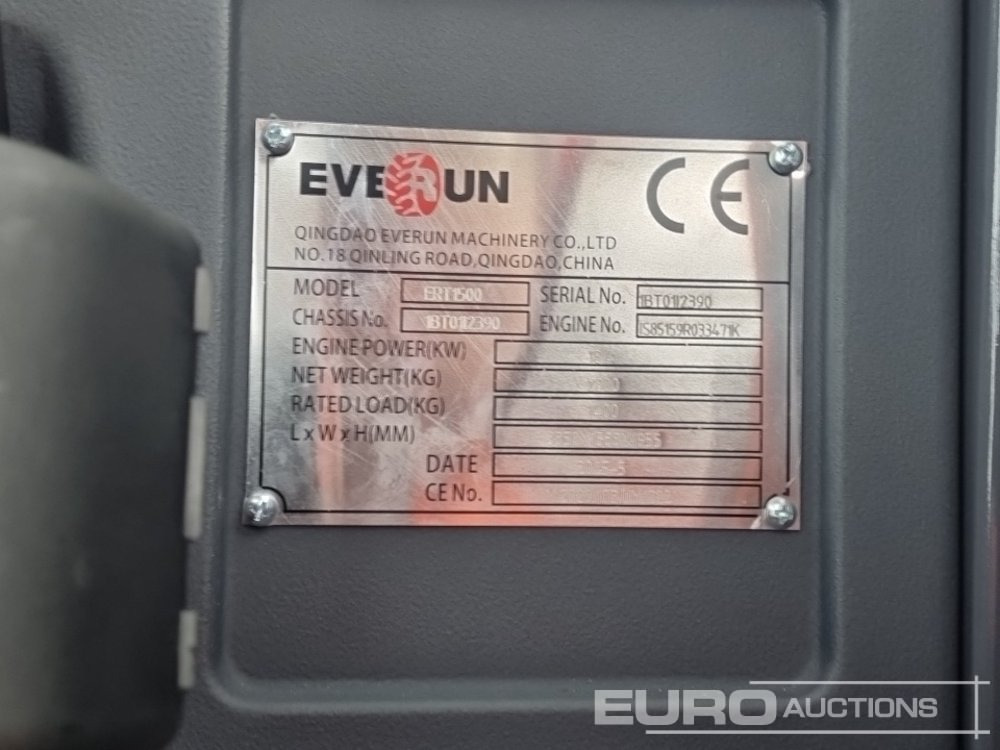 Empilhador telescópico Unused 2025 Everun ERT1500: foto 32