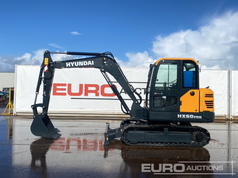 Unused 2025 Hyundai HX60PRO-N - Mini escavadeira: foto 2 Unused 2025 Hyundai HX60PRO-N - Mini escavadeira: foto 2