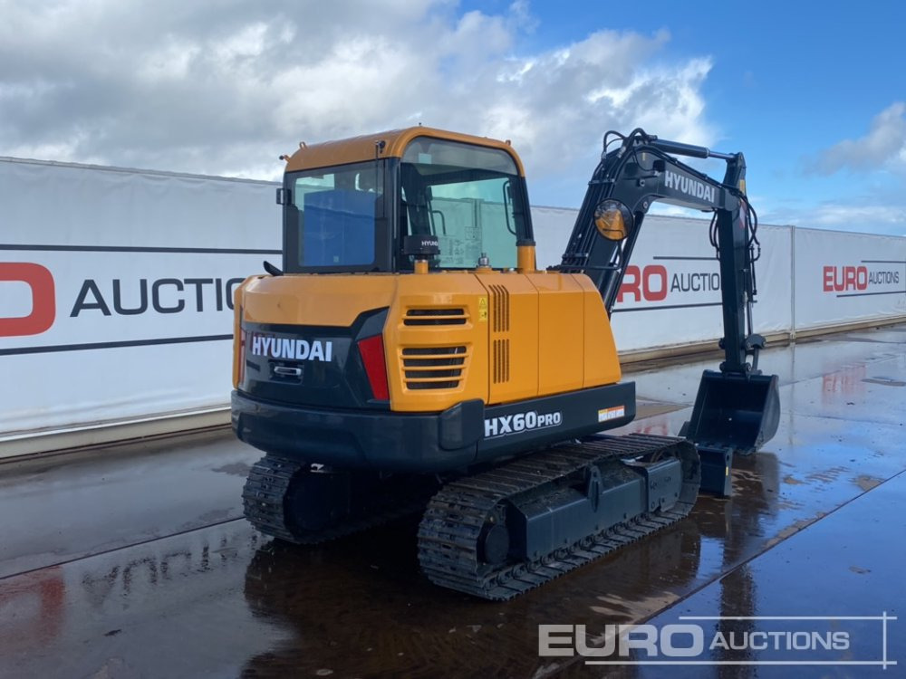 Unused 2025 Hyundai HX60PRO-N - Mini escavadeira: foto 5 Unused 2025 Hyundai HX60PRO-N - Mini escavadeira: foto 5