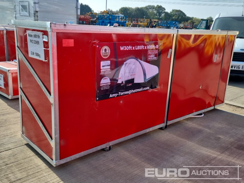 Contentor marítimo Unused 30' x 85' x 15' Dome Storage Shelter (Cannot Be Reconsigned): foto 7