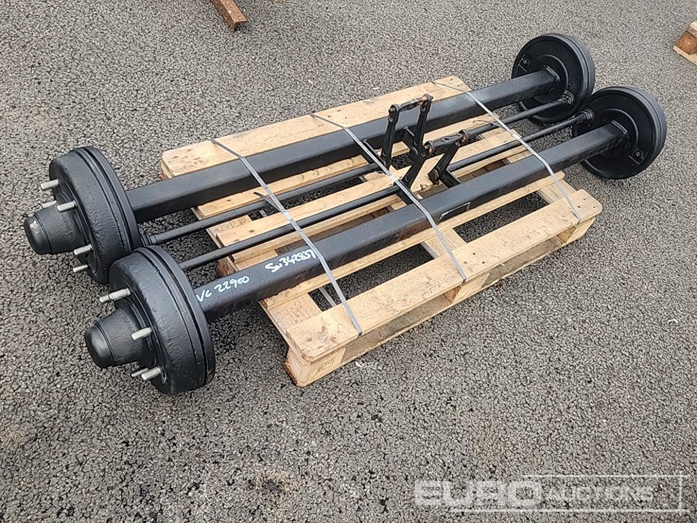 Unused 6 Stud Braked Axle (2 of) - Pneu: foto 1 Unused 6 Stud Braked Axle (2 of) - Pneu: foto 1