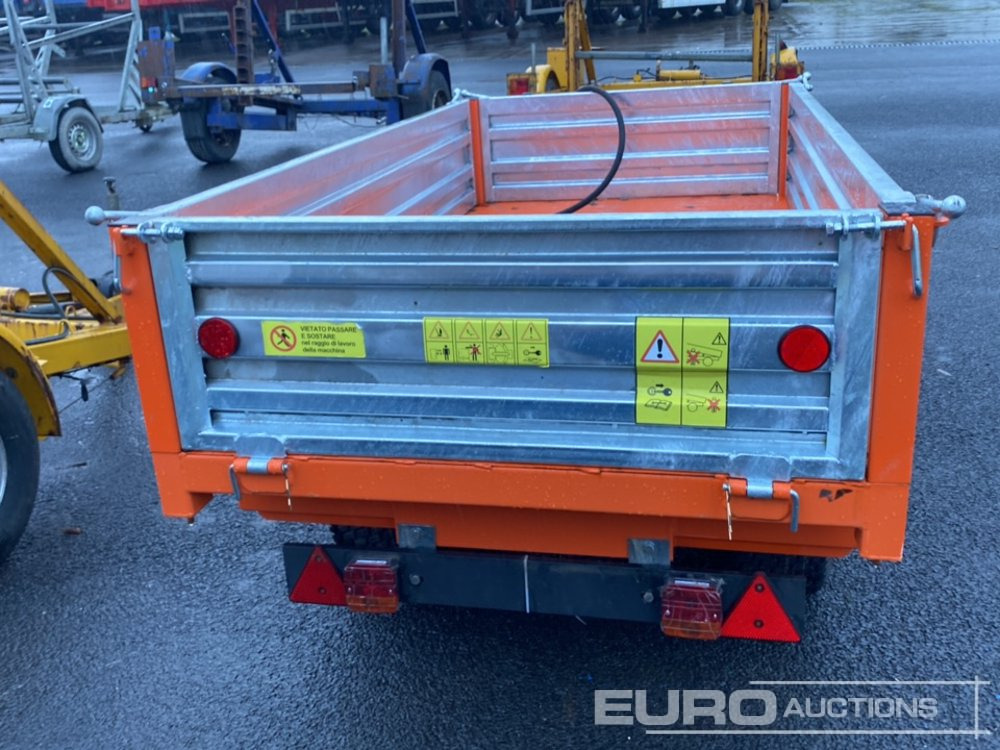 Unused 8'x4' 3 Way Twin Axle Hydraulic Tipping Trailer - Reboque agrícola: foto 3 Unused 8'x4' 3 Way Twin Axle Hydraulic Tipping Trailer - Reboque agrícola: foto 3