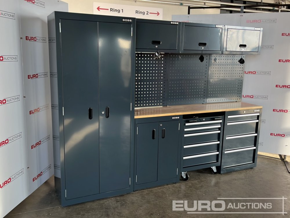 Unused Boss 2.6m 9 Drawer, 5 Cabinet Tool Station (3 boxes) - Equipamento para oficina: foto 3 Unused Boss 2.6m 9 Drawer, 5 Cabinet Tool Station (3 boxes) - Equipamento para oficina: foto 3