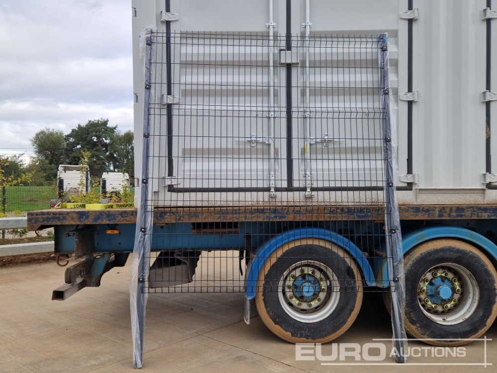 Equipamento de construção Unused Galvanised & Powder Coated Heavy Duty (5mm) Wire Mesh Fencing, 25 x H2.4m x W2.2m Panels, 26 x 60mm x 60mm x3m Posts, with Fittings (Black): foto 20