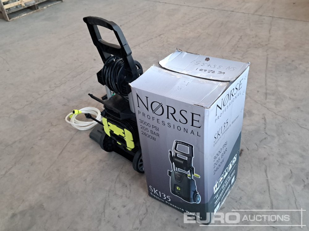 Unused Norse SK135 3000 PSI Electric Pressure Washer - Lavadora de alta pressão: foto 3 Unused Norse SK135 3000 PSI Electric Pressure Washer - Lavadora de alta pressão: foto 3