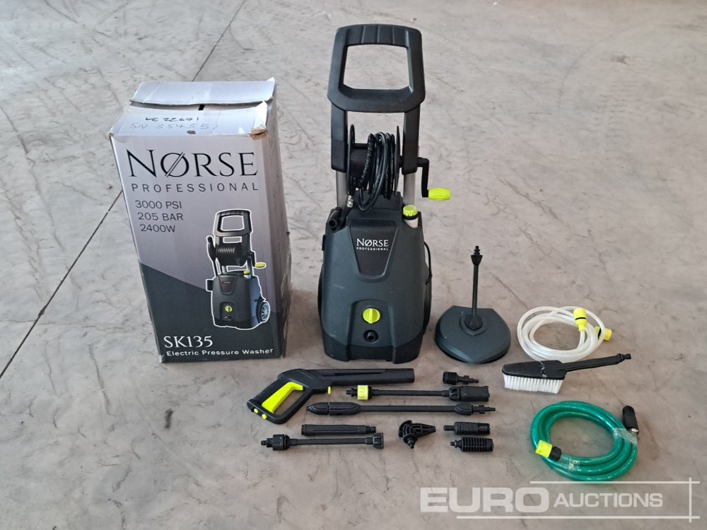 Unused Norse SK135 3000 PSI Electric Pressure Washer - Lavadora de alta pressão: foto 5 Unused Norse SK135 3000 PSI Electric Pressure Washer - Lavadora de alta pressão: foto 5