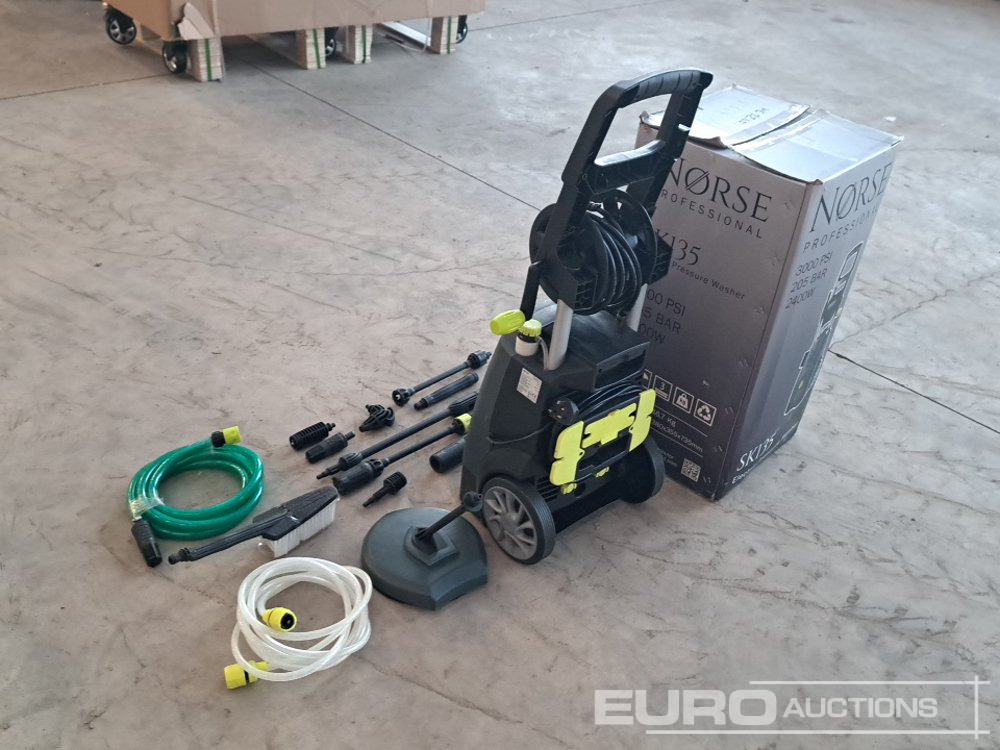 Unused Norse SK135 3000 PSI Electric Pressure Washer - Lavadora de alta pressão: foto 2 Unused Norse SK135 3000 PSI Electric Pressure Washer - Lavadora de alta pressão: foto 2