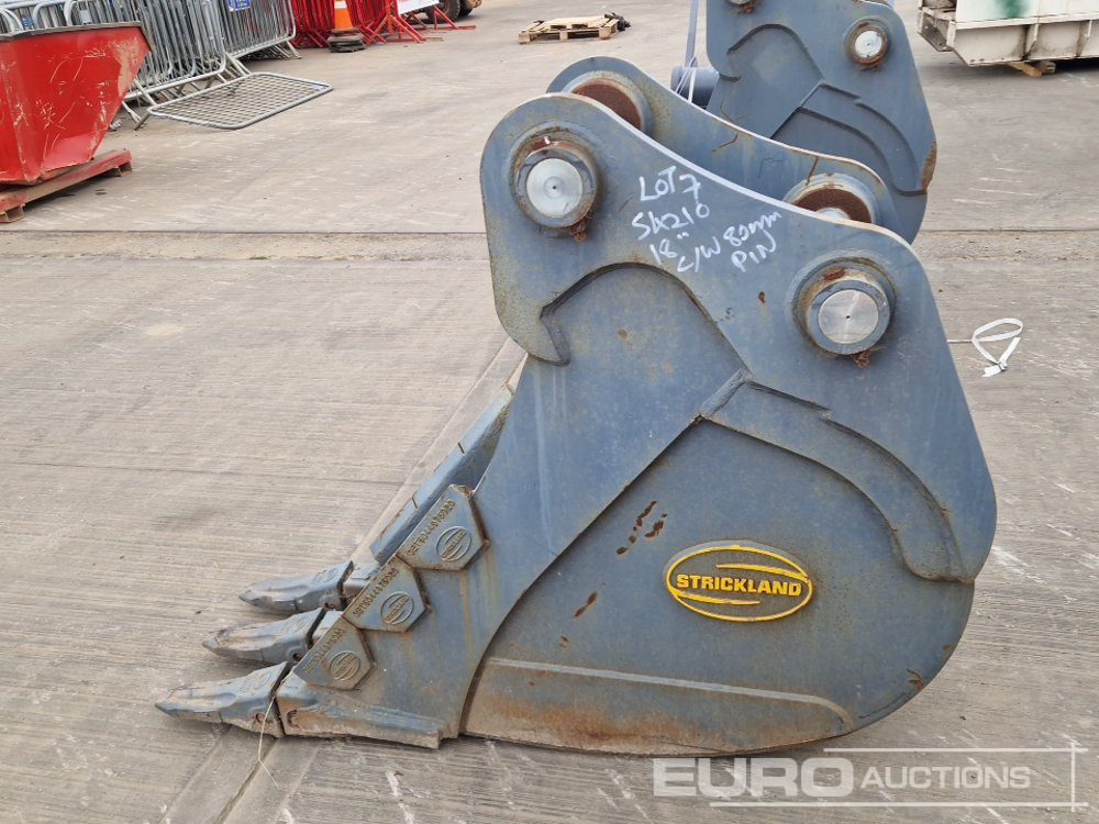 Unused Strickland 18" Digging Bucket 80mm Pin to suit 20 Ton Excavator - Balde: foto 2 Unused Strickland 18" Digging Bucket 80mm Pin to suit 20 Ton Excavator - Balde: foto 2