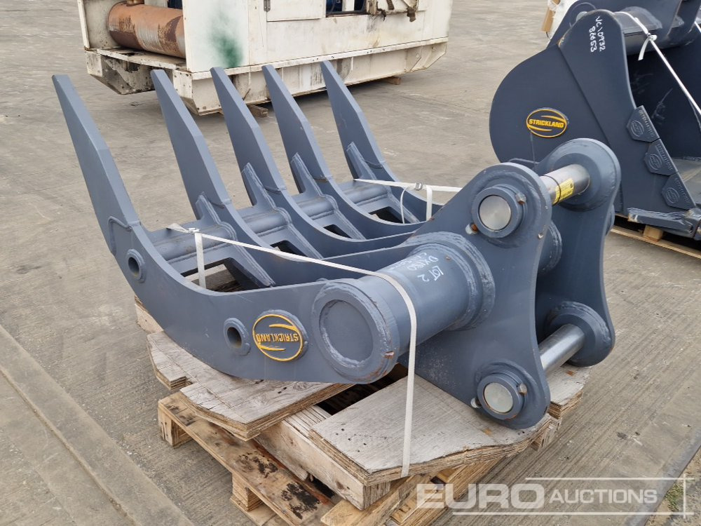 Unused Strickland 48" Rake 80mm Pin to suit 20 Ton Excavator - Balde: foto 3 Unused Strickland 48" Rake 80mm Pin to suit 20 Ton Excavator - Balde: foto 3