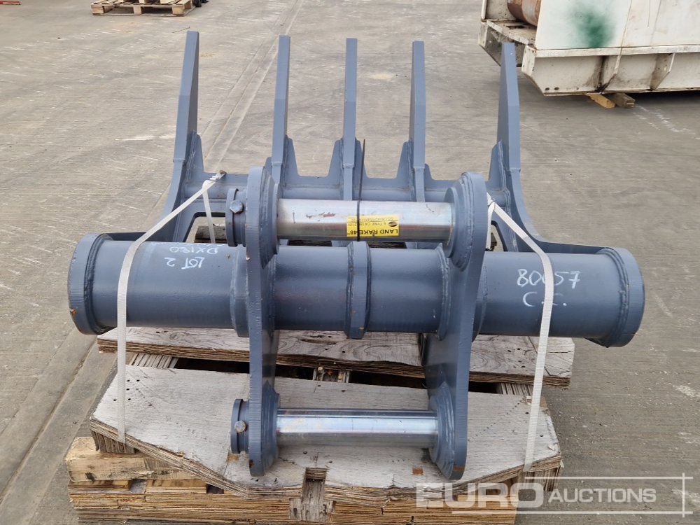 Unused Strickland 48" Rake 80mm Pin to suit 20 Ton Excavator - Balde: foto 4 Unused Strickland 48" Rake 80mm Pin to suit 20 Ton Excavator - Balde: foto 4