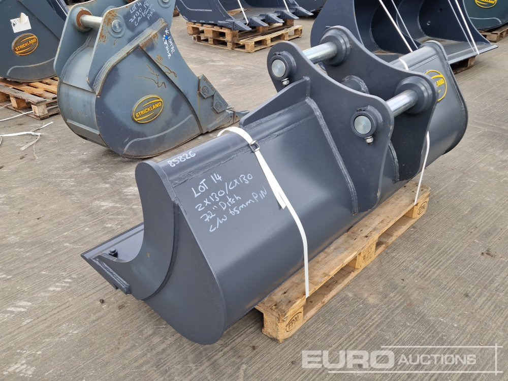 Unused Strickland 72" Ditching Bucket 65mm Pin to suit 13 Ton Excavator - Balde: foto 3 Unused Strickland 72" Ditching Bucket 65mm Pin to suit 13 Ton Excavator - Balde: foto 3