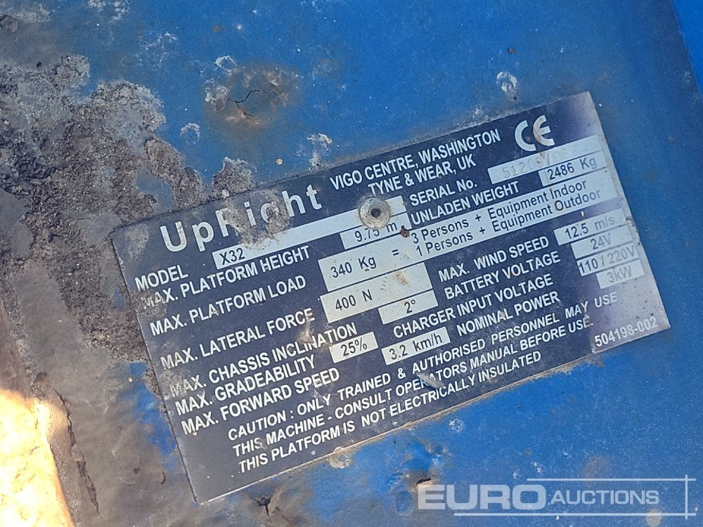 Plataforma aérea Upright X32: foto 30