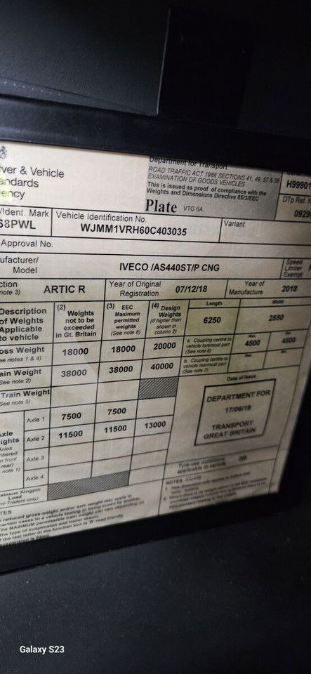 Iveco Stralis 400 LNG - Tractor: foto 5 Iveco Stralis 400 LNG - Tractor: foto 5