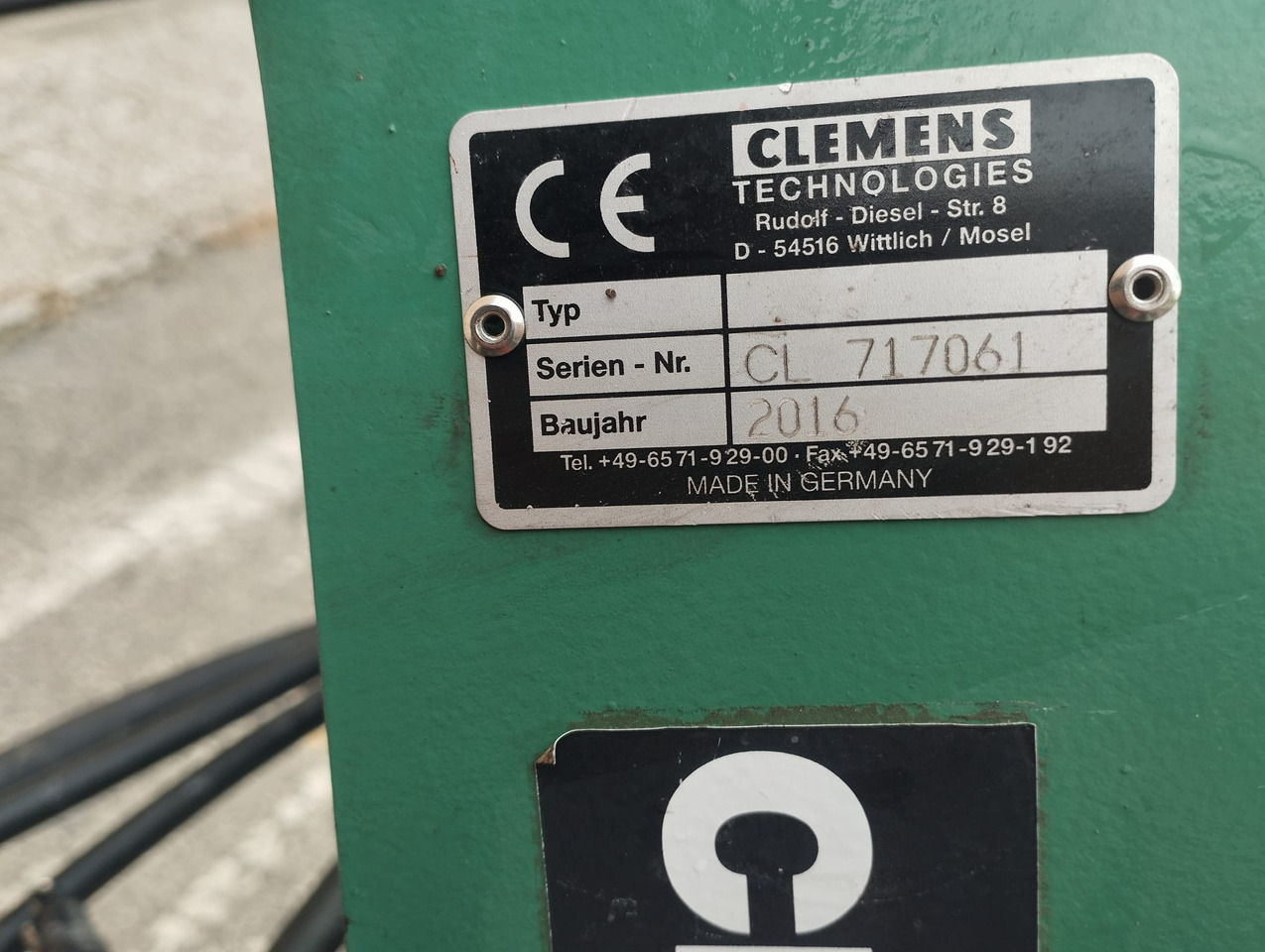 Interfilare usata Clemens CL717061 - Triturador de martelos/ Destroçador: foto 5 Interfilare usata Clemens CL717061 - Triturador de martelos/ Destroçador: foto 5