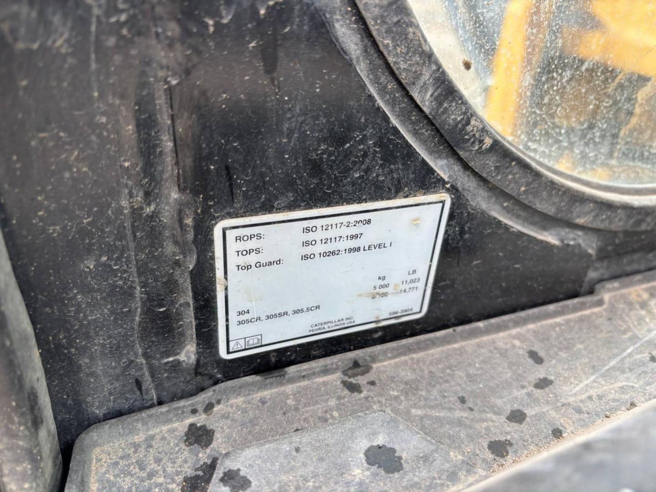 Escavadora de rastos CAT 305: foto 16