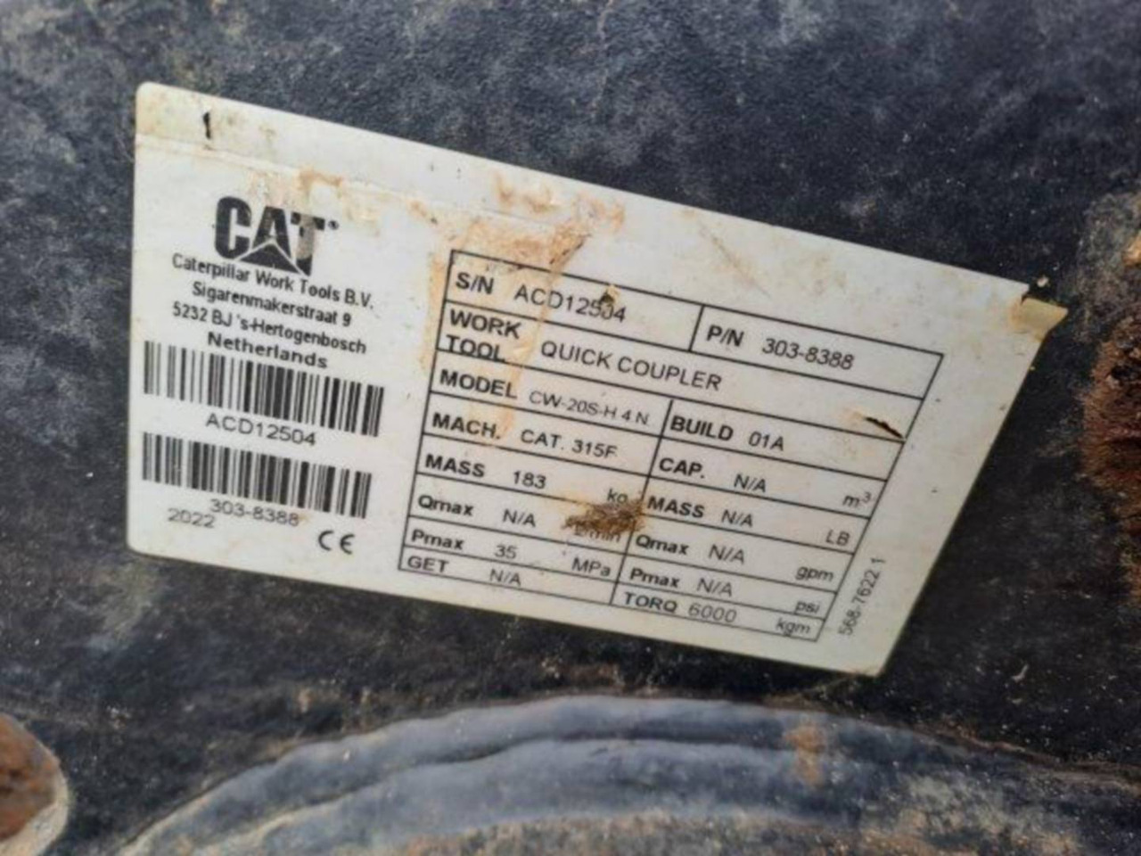 Escavadora de rastos CAT 315: foto 17