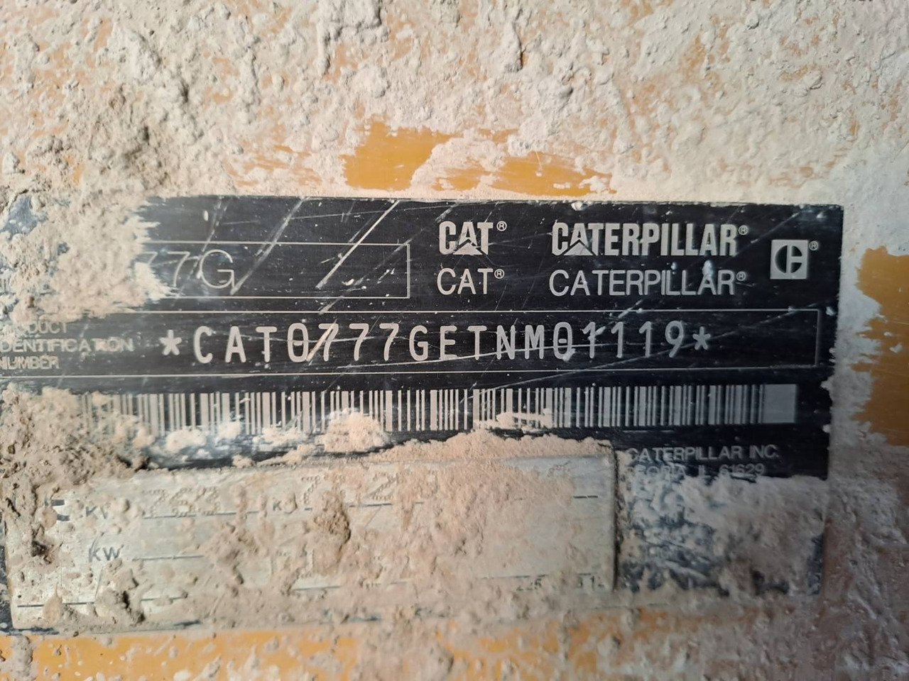 Locação financeira de CAT 777G CAT 777G: foto 7