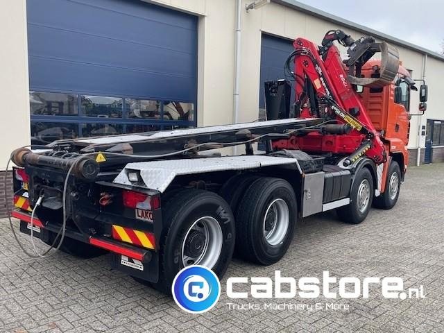 MAN TGA 41.440 8X4 BB Palfinger Epsilon Z-Kraan bouwjaar 2011 + NCH 30 Ton's Kabel-containersyteem - Handgeschakeld - Bouwjaar 2007 - Km 582.782 - Camião grua: foto 4 MAN TGA 41.440 8X4 BB Palfinger Epsilon Z-Kraan bouwjaar 2011 + NCH 30 Ton's Kabel-containersyteem - Handgeschakeld - Bouwjaar 2007 - Km 582.782 - Camião grua: foto 4