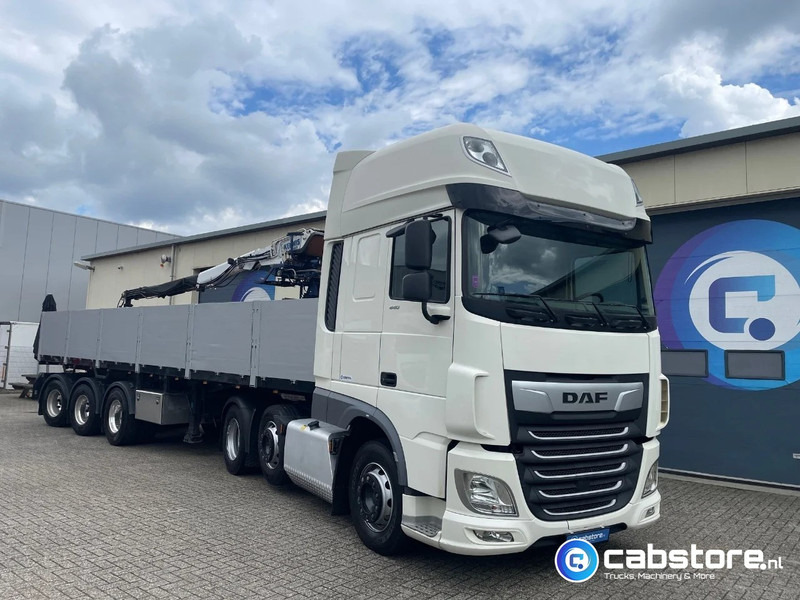 Pacton T3-003 3-assige stenen oplegger 2-assen gestuurd + Kennis Type 14.000 loopkraan - Rotator - stenenklem - Semi-reboque plataforma/ Caixa aberta: foto 5 Pacton T3-003 3-assige stenen oplegger 2-assen gestuurd + Kennis Type 14.000 loopkraan - Rotator - stenenklem - Semi-reboque plataforma/ Caixa aberta: foto 5