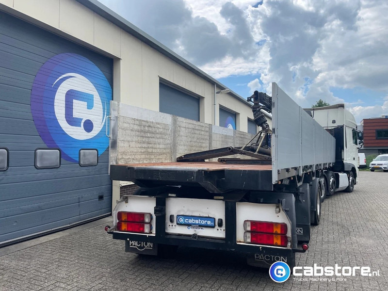 Pacton T3-003 3-assige stenen oplegger 2-assen gestuurd + Kennis Type 14.000 loopkraan - Rotator - stenenklem - Semi-reboque plataforma/ Caixa aberta: foto 2 Pacton T3-003 3-assige stenen oplegger 2-assen gestuurd + Kennis Type 14.000 loopkraan - Rotator - stenenklem - Semi-reboque plataforma/ Caixa aberta: foto 2