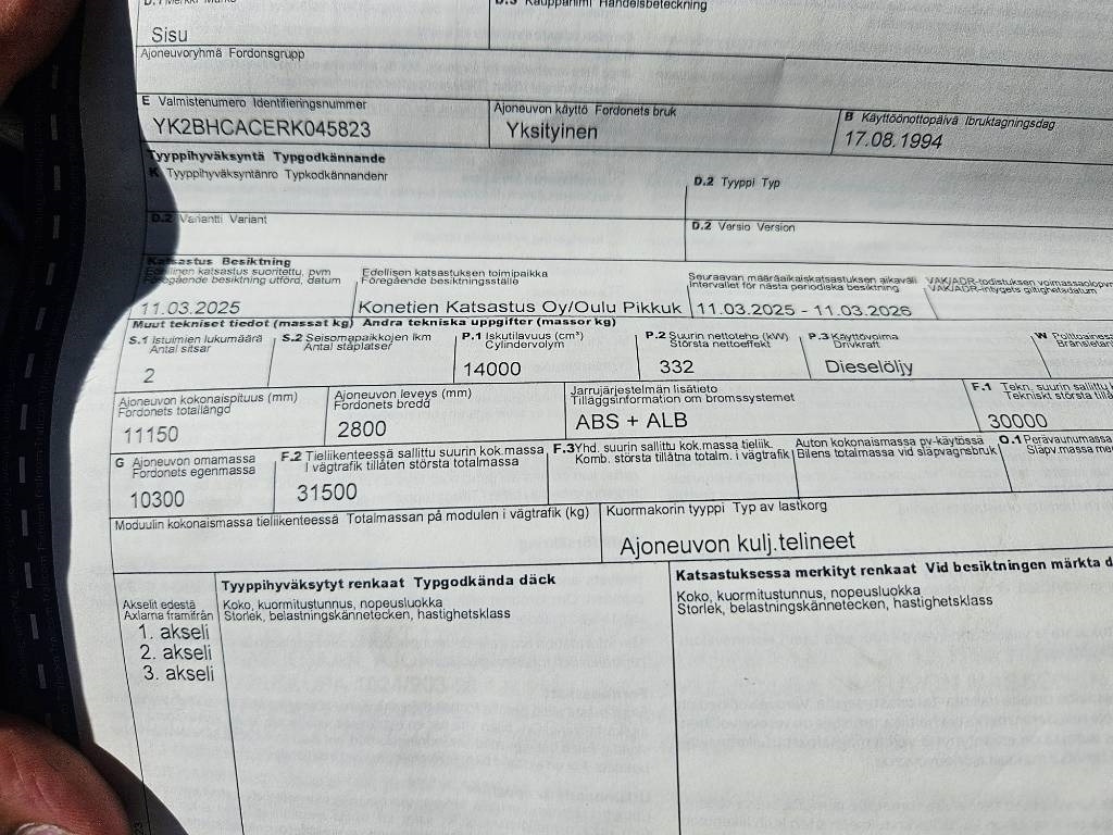 Locação financeira de Sisu SM 320  Sisu SM 320: foto 17