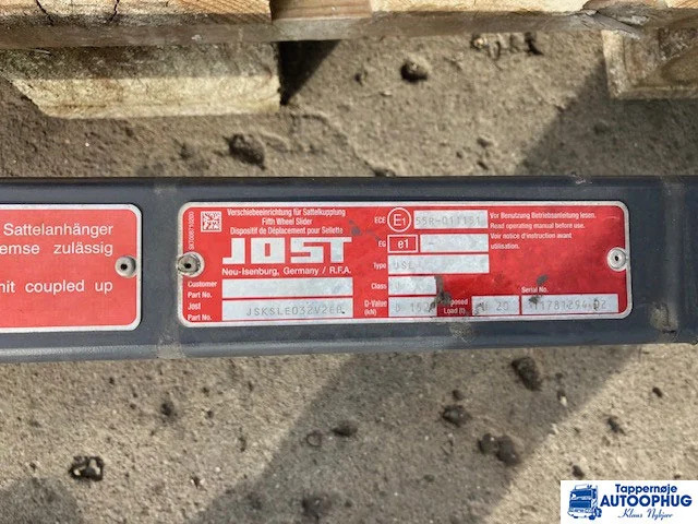 Scania JOST skammel flytbar - Quinta-roda para Camião: foto 5 Scania JOST skammel flytbar - Quinta-roda para Camião: foto 5