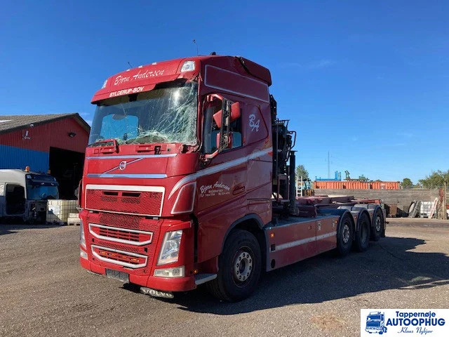 Volvo FH500 8X2 HIAB 077 - Camião transportador de contêineres/ Caixa móvel, Camião grua: foto 1 Volvo FH500 8X2 HIAB 077 - Camião transportador de contêineres/ Caixa móvel, Camião grua: foto 1
