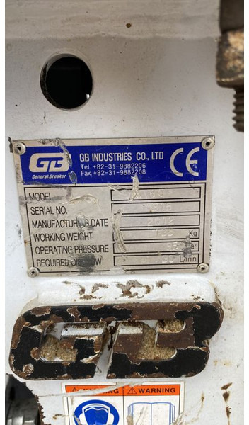 GB 60 - Martelo hidráulico para Máquina de construção: foto 5 GB 60 - Martelo hidráulico para Máquina de construção: foto 5
