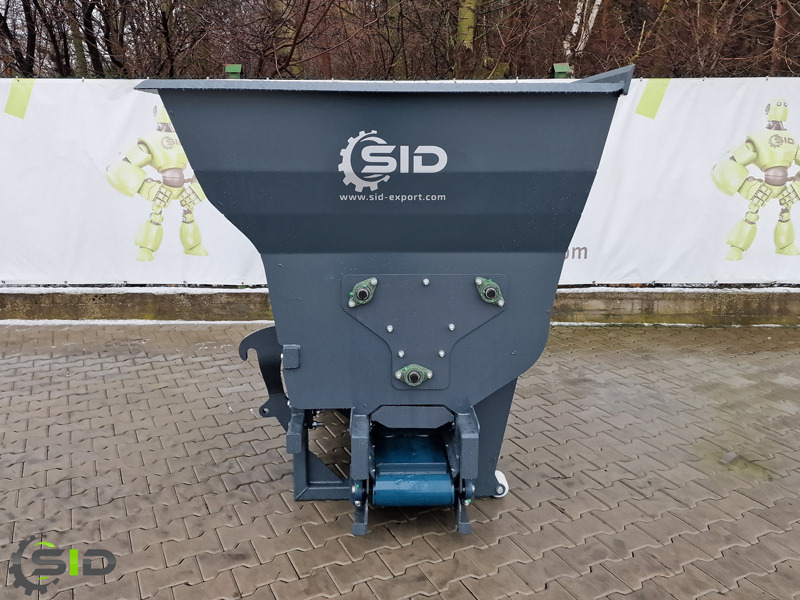 Balde carregador para Máquina agrícola novo SID EINSTREUGERÄT MIT BAND / FUTTERVERTEILER /  Bedding Bucket / Pailleuse 1,0m 0,8m3: foto 6
