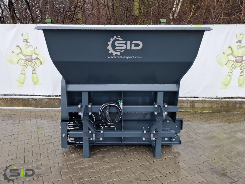 SID EINSTREUGERÄT MIT BAND / FUTTERVERTEILER / Bedding Bucket / Pailleuse 1,0m 0,8m3 - Balde carregador para Máquina agrícola: foto 4 SID EINSTREUGERÄT MIT BAND / FUTTERVERTEILER / Bedding Bucket / Pailleuse 1,0m 0,8m3 - Balde carregador para Máquina agrícola: foto 4