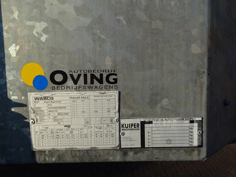 Kuiper 8 Tons Be Oplegger 670x195 laadvloerhoogte 50 cm - Semi-reboque baixa: foto 5 Kuiper 8 Tons Be Oplegger 670x195 laadvloerhoogte 50 cm - Semi-reboque baixa: foto 5