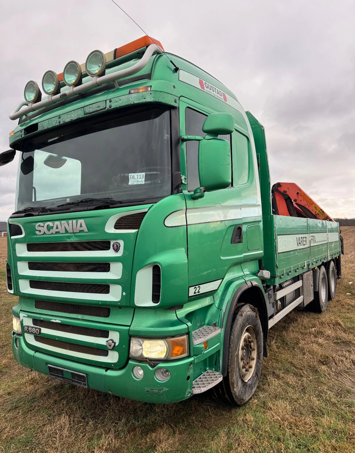 SCANIA R580 V8 6X4 Palfinger PK 23002 rotator - Camião grua: foto 1 SCANIA R580 V8 6X4 Palfinger PK 23002 rotator - Camião grua: foto 1
