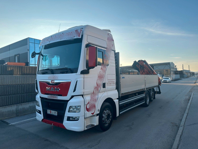 MAN TGX 26.440 - Camião de caixa aberta/ Plataforma, Camião grua: foto 2 MAN TGX 26.440 - Camião de caixa aberta/ Plataforma, Camião grua: foto 2
