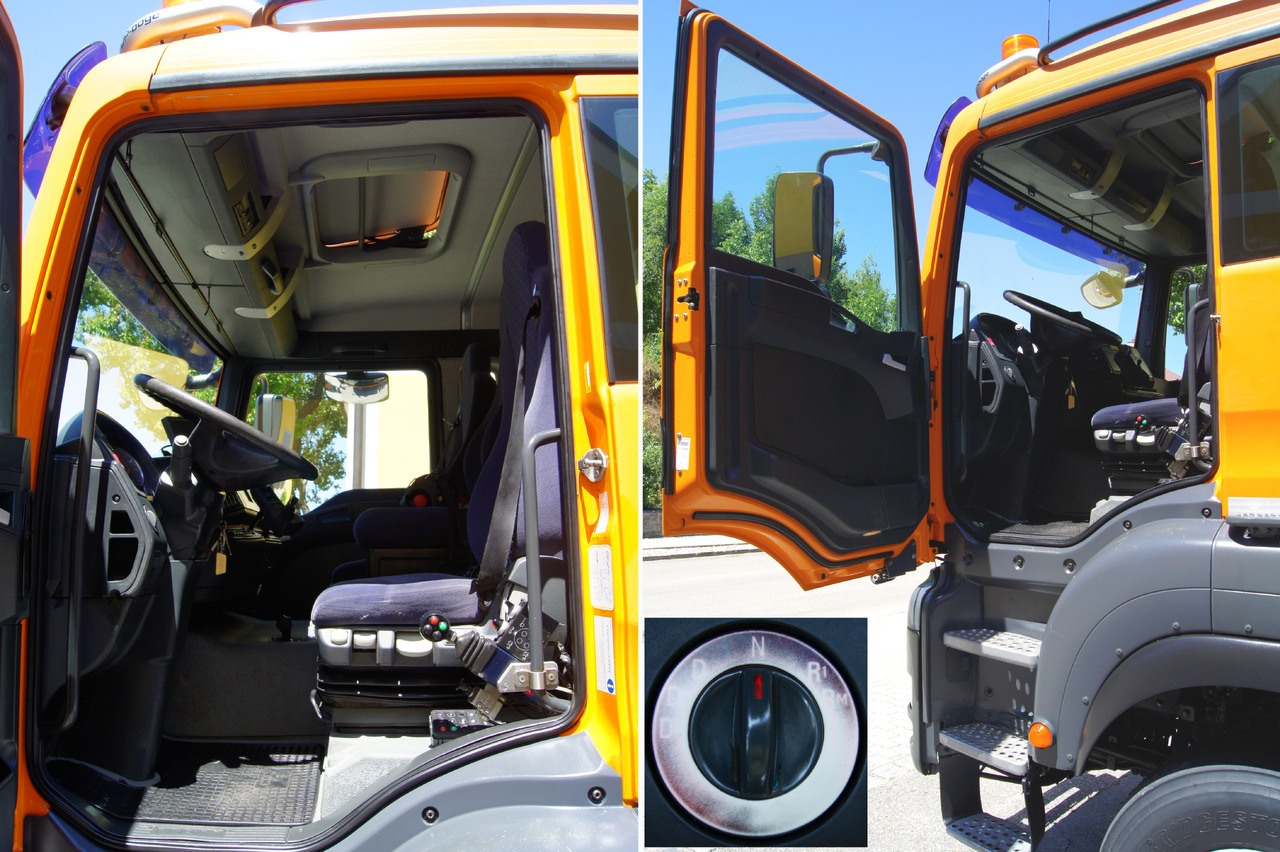 Camião polibenne, Camião grua MAN TGA 18.360 BL 4x4/Euro 4/TÜV/HIAB 111/MULTILIFT/Winterdienst: foto 9