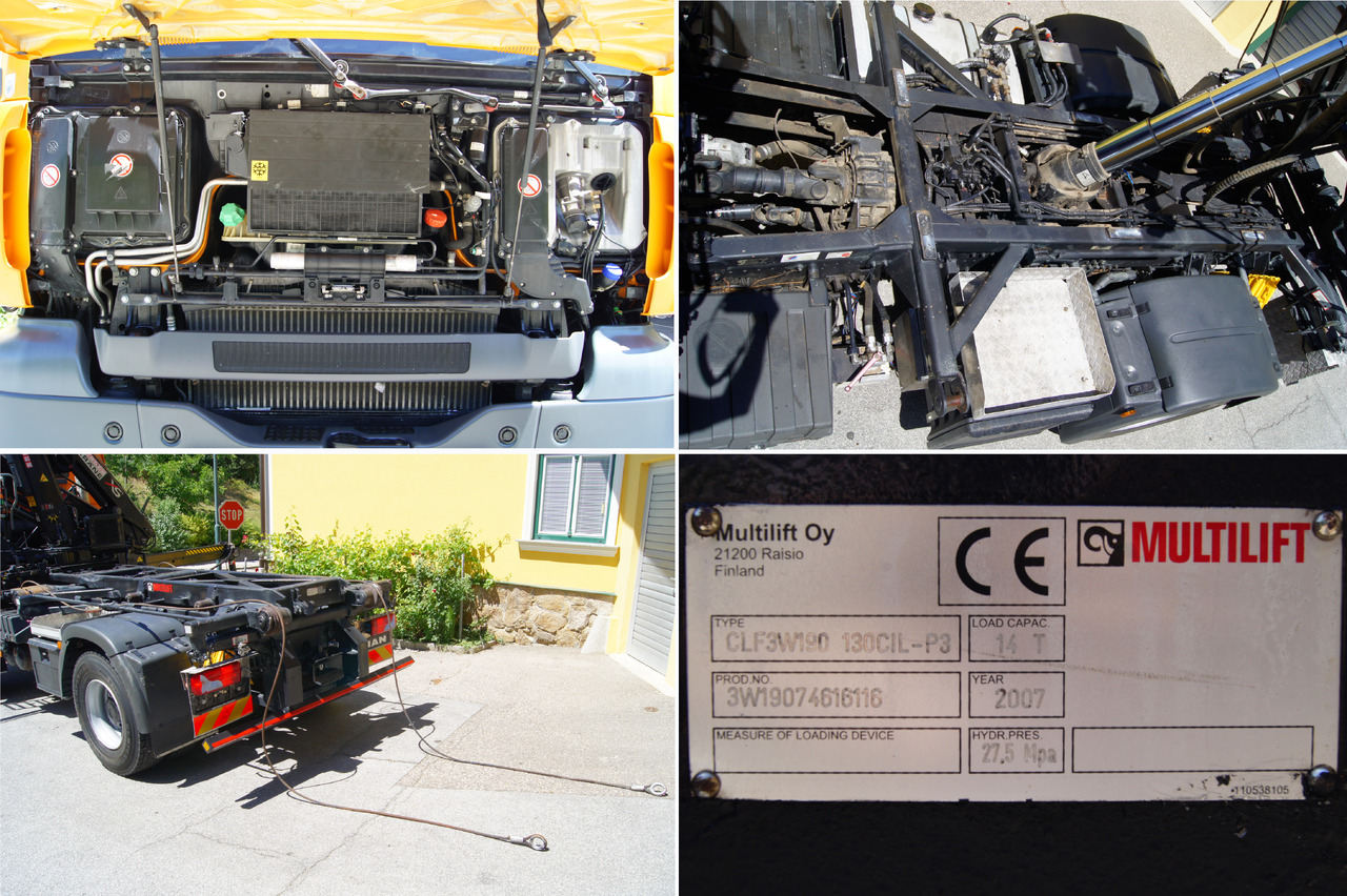 Camião basculante, Camião grua MAN TGA 18.360 BL 4x4/Euro4/TÜV/HIAB 111 korbfähig/MULTILIFT/Winterdienst: foto 14