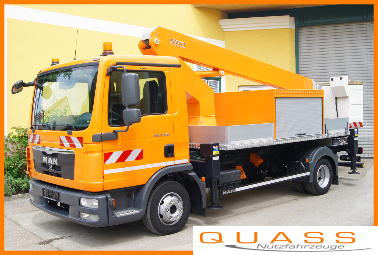 MAN TGL 8.150/TÜV/ESDA 21,5m Hubarbeitsbühne/Steiger/EURO 5 - Caminhão com plataforma aérea: foto 1 MAN TGL 8.150/TÜV/ESDA 21,5m Hubarbeitsbühne/Steiger/EURO 5 - Caminhão com plataforma aérea: foto 1