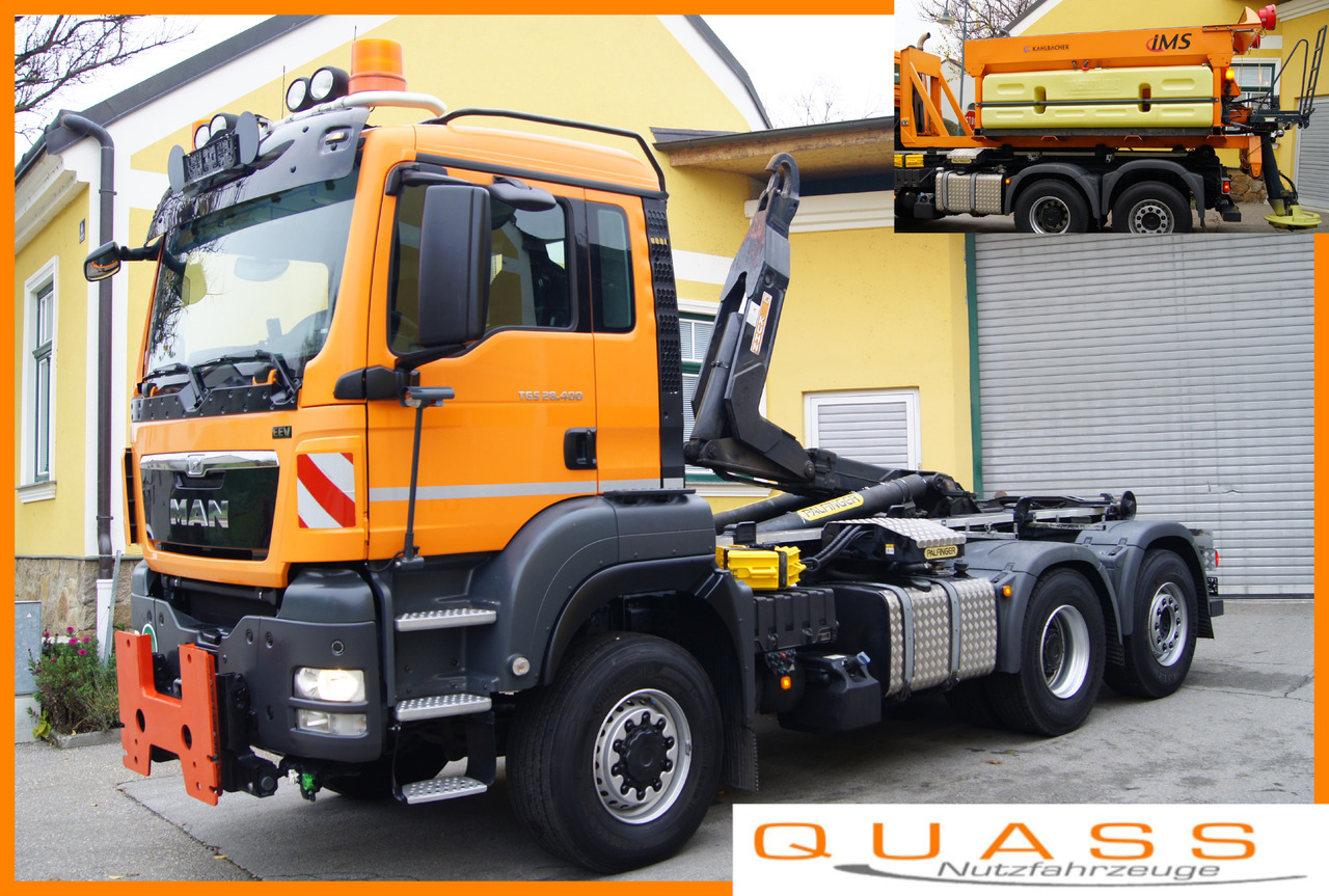 MAN TGS 28.400 BL 6x4-4/TÜV/PALIFT/Winterdienst/Salzstreuer/Streuer/Schneepflug - Veículo limpa-neves: foto 1 MAN TGS 28.400 BL 6x4-4/TÜV/PALIFT/Winterdienst/Salzstreuer/Streuer/Schneepflug - Veículo limpa-neves: foto 1