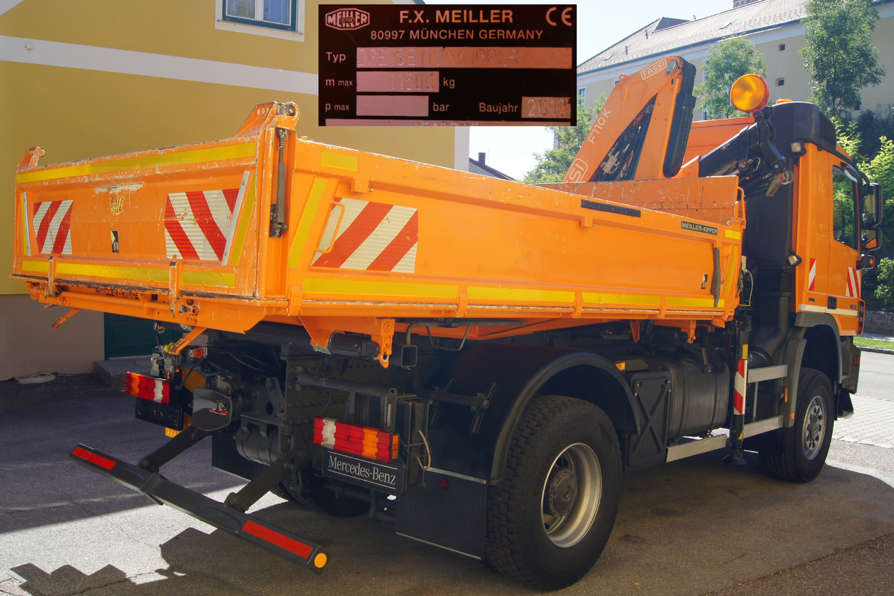MERCEDES-BENZ ACTROS 1836 /4x4/TÜV/FASSI 110/MEILLER/Winterdienst/Wechselsystem - Veículo limpa-neves: foto 4 MERCEDES-BENZ ACTROS 1836 /4x4/TÜV/FASSI 110/MEILLER/Winterdienst/Wechselsystem - Veículo limpa-neves: foto 4