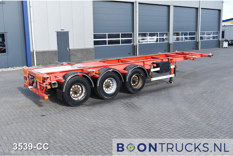 Burg BPO 12-27 CCXGX-00 TANK CHASSIS | 20-30ft * 3800 Kg * NL TRAILER - Semi-reboque transportador de contêineres/ Caixa móvel: foto 1 Burg BPO 12-27 CCXGX-00 TANK CHASSIS | 20-30ft * 3800 Kg * NL TRAILER - Semi-reboque transportador de contêineres/ Caixa móvel: foto 1