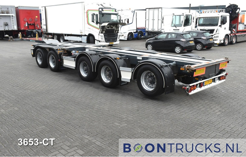 D-Tec CT-60-05D COMBITRAILER | 2x20-30-40-45ft HC * 3x STEERING * 3x LIFT AXLE * NL TRAILER - Semi-reboque transportador de contêineres/ Caixa móvel: foto 3 D-Tec CT-60-05D COMBITRAILER | 2x20-30-40-45ft HC * 3x STEERING * 3x LIFT AXLE * NL TRAILER - Semi-reboque transportador de contêineres/ Caixa móvel: foto 3