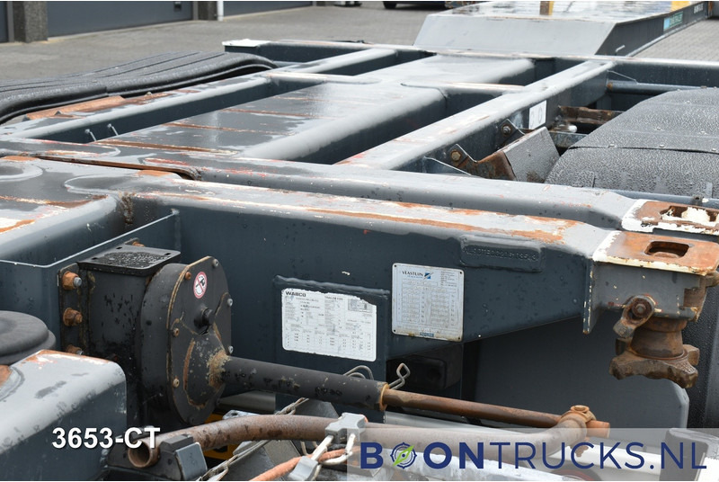 Semi-reboque transportador de contêineres/ Caixa móvel D-Tec CT-60-05D COMBITRAILER | 2x20-30-40-45ft HC * 3x STEERING * 3x LIFT AXLE * NL TRAILER: foto 10