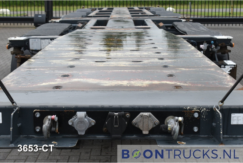 Semi-reboque transportador de contêineres/ Caixa móvel D-Tec CT-60-05D COMBITRAILER | 2x20-30-40-45ft HC * 3x STEERING * 3x LIFT AXLE * NL TRAILER: foto 20