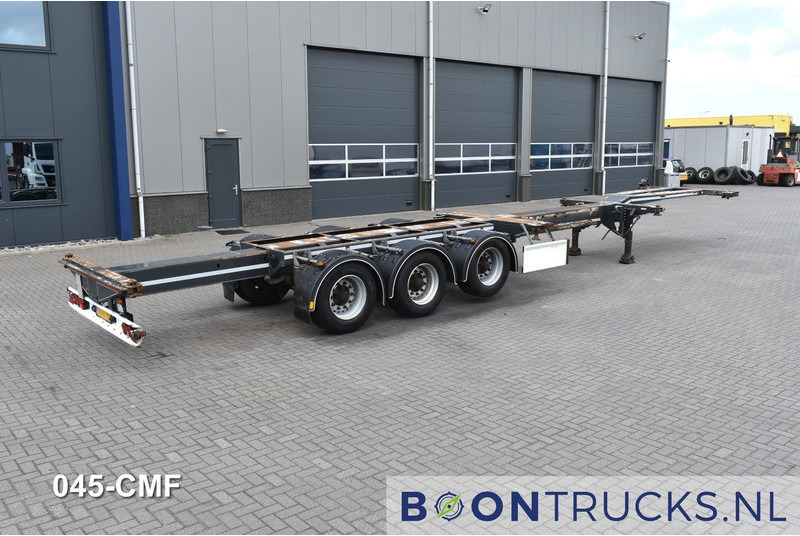 D-Tec FLEXITRAILER | 2x20-30-40-45ft HC * 2x EXTENDABLE * LIFT AXLE * NL TRAILER - Semi-reboque transportador de contêineres/ Caixa móvel: foto 2 D-Tec FLEXITRAILER | 2x20-30-40-45ft HC * 2x EXTENDABLE * LIFT AXLE * NL TRAILER - Semi-reboque transportador de contêineres/ Caixa móvel: foto 2
