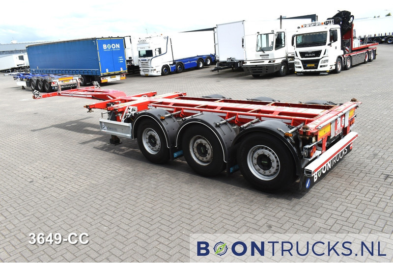 D-Tec FLEXITRAILER | 2x20-30-40-45ft HC * 2x LIFT AXLE * 2x EXTENDABLE * DISC BRAKES - Semi-reboque transportador de contêineres/ Caixa móvel: foto 3 D-Tec FLEXITRAILER | 2x20-30-40-45ft HC * 2x LIFT AXLE * 2x EXTENDABLE * DISC BRAKES - Semi-reboque transportador de contêineres/ Caixa móvel: foto 3