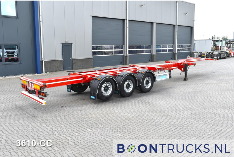D-Tec FLEXITRAILER | 2x20-30-40-45ft HC * 2x LIFT AXLE * 2x EXTENDABLE * DISC BRAKES - Semi-reboque transportador de contêineres/ Caixa móvel: foto 2 D-Tec FLEXITRAILER | 2x20-30-40-45ft HC * 2x LIFT AXLE * 2x EXTENDABLE * DISC BRAKES - Semi-reboque transportador de contêineres/ Caixa móvel: foto 2