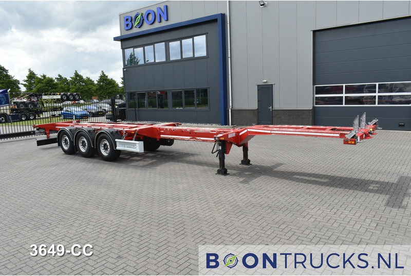 D-Tec FLEXITRAILER | 2x20-30-40-45ft HC * 2x LIFT AXLE * 2x EXTENDABLE * DISC BRAKES - Semi-reboque transportador de contêineres/ Caixa móvel: foto 4 D-Tec FLEXITRAILER | 2x20-30-40-45ft HC * 2x LIFT AXLE * 2x EXTENDABLE * DISC BRAKES - Semi-reboque transportador de contêineres/ Caixa móvel: foto 4