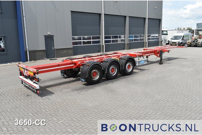 D-Tec FLEXITRAILER | 2x20-30-40-45ft HC * 2x LIFT AXLE * 2x EXTENDABLE * MOT 11-2025 - Semi-reboque transportador de contêineres/ Caixa móvel: foto 2 D-Tec FLEXITRAILER | 2x20-30-40-45ft HC * 2x LIFT AXLE * 2x EXTENDABLE * MOT 11-2025 - Semi-reboque transportador de contêineres/ Caixa móvel: foto 2