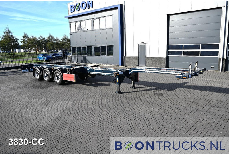 D-Tec FLEXITRAILER | 2x20-30-40-45ft HC * 2x LIFT AXLE * MB / DISC * NL TRAILER * APK 03-2026 - Semi-reboque transportador de contêineres/ Caixa móvel: foto 4 D-Tec FLEXITRAILER | 2x20-30-40-45ft HC * 2x LIFT AXLE * MB / DISC * NL TRAILER * APK 03-2026 - Semi-reboque transportador de contêineres/ Caixa móvel: foto 4