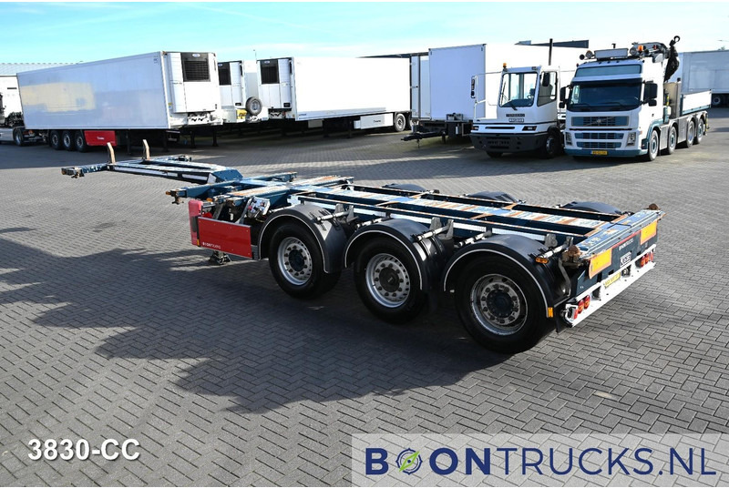 D-Tec FLEXITRAILER | 2x20-30-40-45ft HC * 2x LIFT AXLE * MB / DISC * NL TRAILER * APK 03-2026 - Semi-reboque transportador de contêineres/ Caixa móvel: foto 3 D-Tec FLEXITRAILER | 2x20-30-40-45ft HC * 2x LIFT AXLE * MB / DISC * NL TRAILER * APK 03-2026 - Semi-reboque transportador de contêineres/ Caixa móvel: foto 3