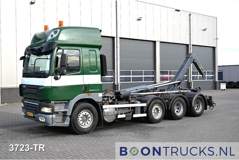 DAF CF85.510 8x2 | EURO5 * HAAKARM * 2x STUURAS * 2x LIFTAS * NL TRUCK * APK 01-2026 - Camião polibenne: foto 1 DAF CF85.510 8x2 | EURO5 * HAAKARM * 2x STUURAS * 2x LIFTAS * NL TRUCK * APK 01-2026 - Camião polibenne: foto 1
